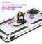 For Samsung Galaxy A12 5G Shockproof TPU + PC Protective Case with 360 Degree Rotating Holder(Silver)