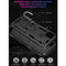 For Motorola Moto G9 Power Shockproof TPU + PC Protective Case with 360 Degree Rotating Holder(Black)