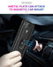 For Motorola Moto G9 Power Shockproof TPU + PC Protective Case with 360 Degree Rotating Holder(Black)
