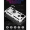 For Motorola Moto G9 Power Shockproof TPU + PC Protective Case with 360 Degree Rotating Holder(Silver)