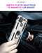 For Motorola Moto G9 Power Shockproof TPU + PC Protective Case with 360 Degree Rotating Holder(Silver)