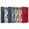 For Motorola Moto G9 Power Shockproof TPU + PC Protective Case with 360 Degree Rotating Holder(Silver)