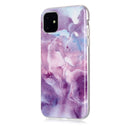 For iPhone 11 Coloured Drawing Pattern IMD Workmanship Soft TPU Protective Case(Purple Star)