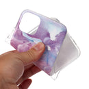 For iPhone 11 Coloured Drawing Pattern IMD Workmanship Soft TPU Protective Case(Purple Star)