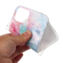 For iPhone 11 Coloured Drawing Pattern IMD Workmanship Soft TPU Protective Case(Pink Sky)