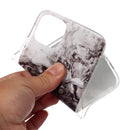 For iPhone 11 Coloured Drawing Pattern IMD Workmanship Soft TPU Protective Case(Black White)