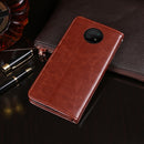 For Xiaomi Redmi Note 9T 5G idewei Crazy Horse Texture Horizontal Flip Leather Case with Holder & Card Slots & Wallet(Yellow)