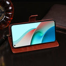 For Xiaomi Redmi Note 9T 5G idewei Crazy Horse Texture Horizontal Flip Leather Case with Holder & Card Slots & Wallet(Yellow)