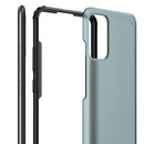 For Samsung Galaxy A02s (EU Edition) Four-corner Shockproof TPU + PC Protective Case(Black)
