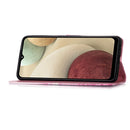 For Samsung Galaxy A12 3D Painting Horizontal Flip Leather Case with Holder & Card Slot & Wallet & Lanyard(Pink Pony)