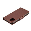 For iPhone 11 Butterfly Flower Pattern Horizontal Flip Leather Case with Holder & Card Slots & Wallet(Brown)