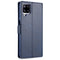 For Samsung Galaxy A12 AZNS Calf Texture Horizontal Flip Leather Case with Holder & Card Slots & Wallet & Photo Frame(Blue)