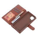 For Samsung Galaxy A12 AZNS Calf Texture Horizontal Flip Leather Case with Holder & Card Slots & Wallet & Photo Frame(Blue)