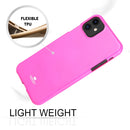 For iPhone 11 MERCURY GOOSPERY JELLY TPU Fluorescence Shockproof and Scratch Case(Pink)
