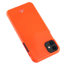 For iPhone 11 MERCURY GOOSPERY JELLY TPU Fluorescence Shockproof and Scratch Case(Orange)