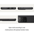 For Samsung Galaxy S21 Ultra 5G NILLKIN Frosted Concave-convex Texture PC Protective Case(Black)