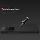 For Samsung Galaxy S21 Ultra 5G NILLKIN Frosted Concave-convex Texture PC Protective Case(Black)