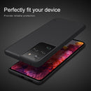 For Samsung Galaxy S21 Ultra 5G NILLKIN Frosted Concave-convex Texture PC Protective Case(Blue)