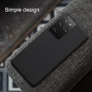 For Samsung Galaxy S21 Ultra 5G NILLKIN Frosted Concave-convex Texture PC Protective Case(Blue)