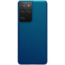 For Samsung Galaxy S21 Ultra 5G NILLKIN Frosted Concave-convex Texture PC Protective Case(Blue)