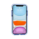 For iPhone 11 Shockproof Diamond Texture TPU Protective Case(Blue)