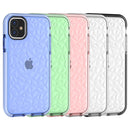 For iPhone 11 Shockproof Diamond Texture TPU Protective Case(Blue)