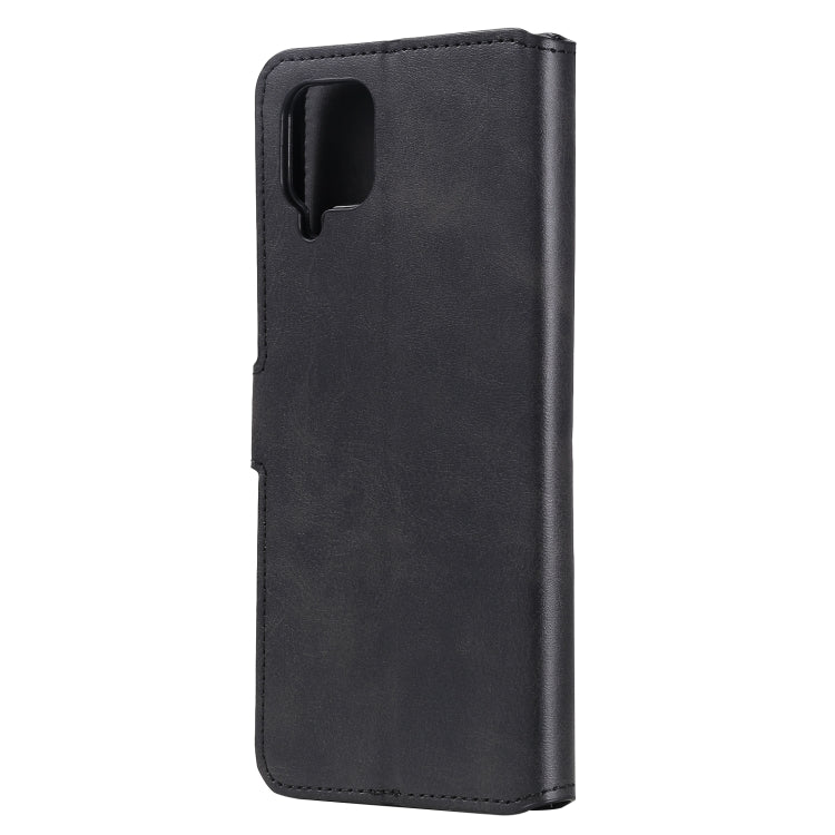 For Samsung Galaxy A12 5G Classic Calf Texture PU + TPU Horizontal Flip Leather Case, with Holder & Card Slots & Wallet(Black)
