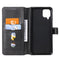 For Samsung Galaxy A12 5G Classic Calf Texture PU + TPU Horizontal Flip Leather Case, with Holder & Card Slots & Wallet(Black)