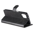 For Samsung Galaxy A12 5G Classic Calf Texture PU + TPU Horizontal Flip Leather Case, with Holder & Card Slots & Wallet(Black)