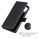 For Samsung Galaxy A12 5G Classic Calf Texture PU + TPU Horizontal Flip Leather Case, with Holder & Card Slots & Wallet(Black)