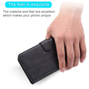 For Samsung Galaxy A12 5G Classic Calf Texture PU + TPU Horizontal Flip Leather Case, with Holder & Card Slots & Wallet(Black)