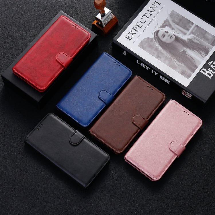 For Samsung Galaxy A12 5G Classic Calf Texture PU + TPU Horizontal Flip Leather Case, with Holder & Card Slots & Wallet(Black)