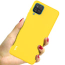 For Samsung Galaxy A12 5G IMAK UC-2 Series Shockproof Full Coverage Soft TPU Case(Yellow)
