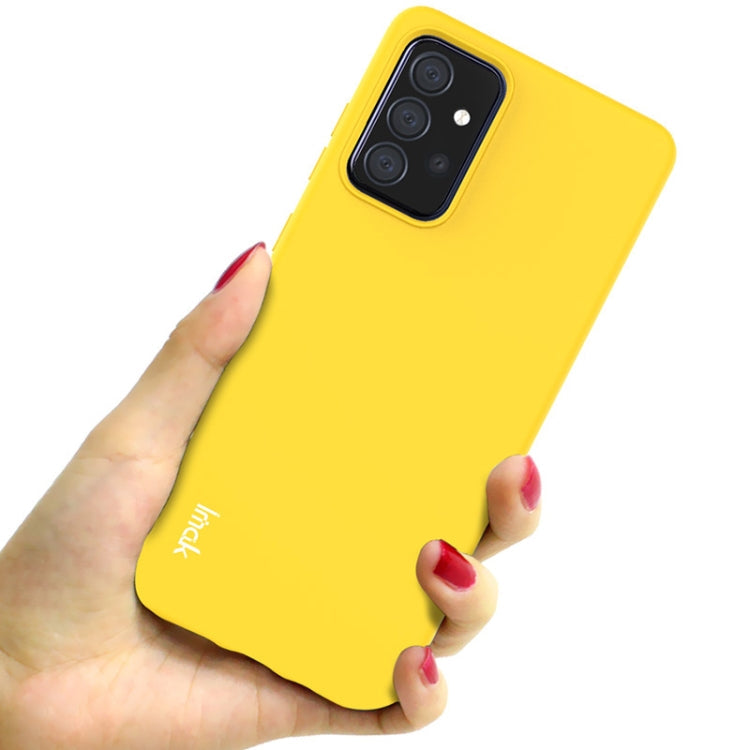 For Samsung Galaxy A72 5G / 4G IMAK UC-2 Series Shockproof Full Coverage Soft TPU Case(Yellow)