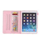 For iPad 10.2 2021 / 2020 / 2019 Glitter Powder Horizontal Flip Leather Case with Holder & Card Slot & Photo Frame & Wallet(Pink)