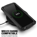 For Samsung Galaxy S21 5G R-JUST Shockproof Waterproof Dust-proof Metal + Silicone Protective Case with Holder(Black)