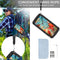 For Samsung Galaxy S21 5G R-JUST Shockproof Waterproof Dust-proof Metal + Silicone Protective Case with Holder(Black)