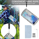 For Samsung Galaxy S21 Ultra 5G R-JUST Shockproof Waterproof Dust-proof Metal + Silicone Protective Case with Holder(Silver)