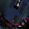 For Samsung Galaxy A02s 2 in 1 PC + TPU Shockproof Protective Case with Invisible Holder(Blue)