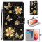For Samsung Galaxy S21 5G Coloured Drawing Cross Texture Horizontal Flip PU Leather Case with Holder & Card Slots & Wallet & Lanyard(Gold Diamond Butterfly)