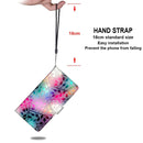 For Samsung Galaxy S21 5G Coloured Drawing Cross Texture Horizontal Flip PU Leather Case with Holder & Card Slots & Wallet & Lanyard(Translucent Glass)