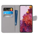 For Samsung Galaxy S21 Ultra 5G Coloured Drawing Cross Texture Horizontal Flip PU Leather Case with Holder & Card Slots & Wallet & Lanyard(Translucent Glass)