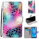 For Alcatel 1SE 2020 Coloured Drawing Cross Texture Horizontal Flip PU Leather Case with Holder & Card Slots & Wallet & Lanyard(Translucent Glass)