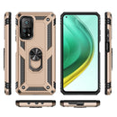 For Xiaomi Mi 10T Pro 5G Shockproof TPU + PC Protective Case with 360 Degree Rotating Holder(Gold)