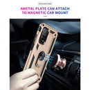 For Xiaomi Mi 10T Pro 5G Shockproof TPU + PC Protective Case with 360 Degree Rotating Holder(Gold)