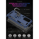 For Xiaomi Mi 10T Pro 5G Shockproof TPU + PC Protective Case with 360 Degree Rotating Holder(Blue)
