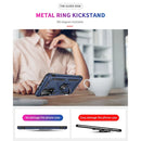 For Xiaomi Mi 10T Pro 5G Shockproof TPU + PC Protective Case with 360 Degree Rotating Holder(Blue)