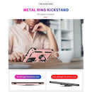 For Xiaomi Mi 10T Pro 5G Shockproof TPU + PC Protective Case with 360 Degree Rotating Holder(Rose Gold)