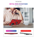 For Xiaomi Mi 10T Pro 5G Shockproof TPU + PC Protective Case with 360 Degree Rotating Holder(Red)