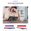 For Huawei P Smart 2021 Shockproof TPU + PC Protective Case with 360 Degree Rotating Holder(Black)